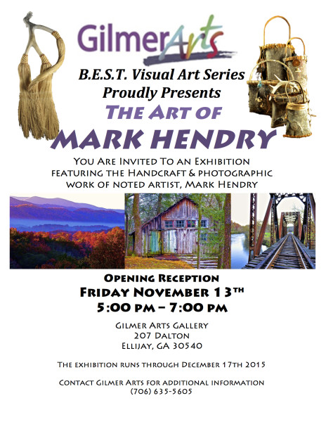 SEE THE ART OF MARK HENDRY IN THIS ONE MAN, MULTI-MEDIA ART SHOW