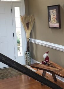 Mark Hendry Mountain Heritage Handcrafted Broomcorn Sweeper Art