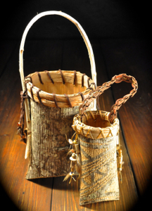 Traditional Folded Bark Basketry at Mountain Heritage Handcraft with Mark Hendry in Blue Ridge, Georgia