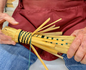 Mark Hendry Mountain Heritage Handcraft Blue Ridge Georgia Appalachian Broom Sweeper Whisk Instruction Class Teacher Broomcorn #broom #handmadebrooms #besom #sweeper #mhcrafted
